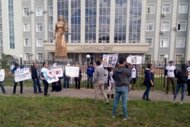 Митинги в поддержку Мухтара Джакишева