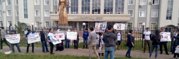 Митинги в поддержку Мухтара Джакишева