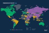 Казахстан стал лидером по ущемлению свободы интернета за последний год