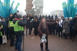 Митинг в Алматы