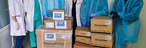 CDC передали оборудование на 316 тысяч долларов двум лабораториям в Алматы