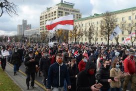 В Минске прошел марш против террора