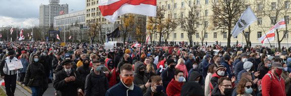 В Минске прошел марш против террора