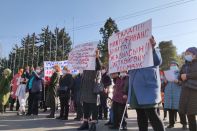 В Бишкеке одновременно проходят пять митингов 