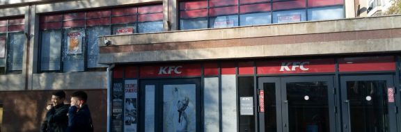 Еще одни деревья срубили в Алматы, на сей раз отличилась KFC