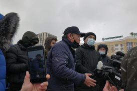 Макс Бокаев провел очередной митинг в Атырау