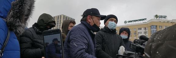 Макс Бокаев провел очередной митинг в Атырау