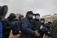 Макс Бокаев провел очередной митинг в Атырау