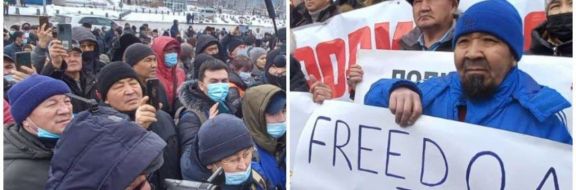 «Назарбаевтың байлығын халыққа қайтару керек»: Алматыда митинг өтті